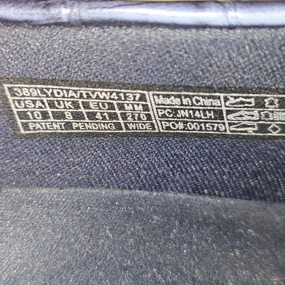 Vionic Navy Croc-Embossed Flats - Picture 9 of 15